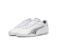 PUMA Baskets Catch Soleil Metallic Whisper pour Femme, Blanc argenté, 37 EU, Puma White Puma Silver, 37.5 EU