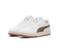 PUMA Baskets Caven 2.0 Animal Flair pour Femme, Amande grillée Blanche Rouge Exotique, 40 EU