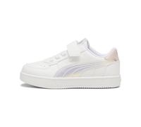 PUMA Baskets Caven 2.0 Holo Enfant, Chaussures, Blanc/Mauve Mist/Silver, 34.5 34.5