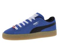 PUMA Baskets classiques en daim JR pour enfants (petit enfant/grand enfant), Saphir Royal/PUMA Noir-Bleu, 4.5 Big Kid