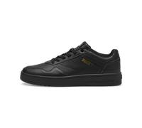 PUMA Baskets Court Classic, unisexes, Puma Black PUMA Gold, 42 EU