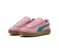 Puma Baskets Club Klassika SD pour Femme, Pinkscape Wild Green Puma Gold, 40 EU