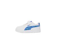 PUMA Baskets Unisexes Baby Court Classic Clean Dino AC+ INF, Blanc/Saphir Royal-Vert Fruit, Pointure 38 pour Enfant, Puma Fruit Vert Saphir Royal Blanc, 22 EU