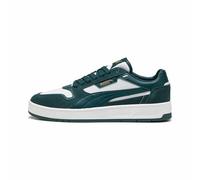 Puma Baskets Court Classic Street SD Unisexes, Puma Blanc Vert Terrain, 42.5 EU