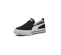PUMA Baskets Court Classic Vulc à enfiler pour homme, noir/blanc, 39 EU