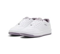 PUMA Femme Court Classy Basket, White Plum Jam Silver, 42 EU
