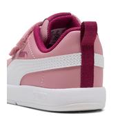 Puma Baskets Courtflex V3 Bébé, Chaussures, Poised Rose/Blanc/Berry, 27 Poised Pink,White,Berry