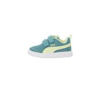 PUMA Baskets 'Courtflex V3' bleu clair / vert clair, Taille 22