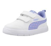 Puma Baskets Courtflex V3 Dotty V INF pour bébé Fille, Blanc/Intense Lavande-Rose Scintillant, Pointure 42, Blanc Intense Lavande Rose Shimmer, 9 UK Child