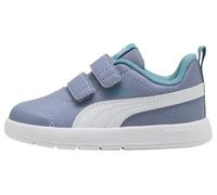 Puma Baskets Courtflex V3 V Infaker Unisexe pour bébé, Gris Ciel Puma Blanc mer Baltique Bleu, 26 EU