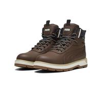 PUMA Baskets Desierto V3 Puretex unisexes, Marron châtaigne Marron New Navy, 40 EU
