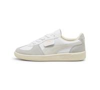 PUMA Baskets en cuir Palermo Enfant et Adolescent, Chaussures, Blanc/Cool Light Gris/SugaRouge Almond, 37 37