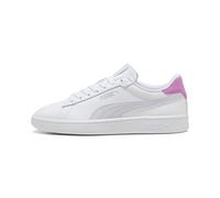 PUMA Baskets en Cuir Smash 3.0 Enfant et Adolescent 38, White Lavender Pop Purple