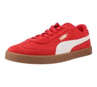 Puma Baskets en Daim Club II Era Unisexes, for All Time Red Puma White Puma Gold, 47 EU