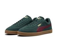 PUMA Baskets en Daim Club II Era Unisexes, Green Terrain Ruby Shimmer, 43 EU
