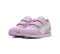 PUMA Baskets en Mesh St Runner v4 Enfant 34.5, Powder Pink White Créme De Mint Mauve Glow Green