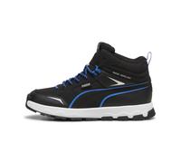 PUMA Baskets Evolve Trail Enfant et Adolescent, Chaussures, Noir/Hyperlink Bleu, 36 36