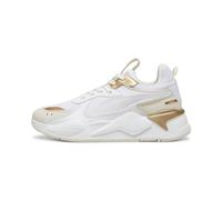 PUMA Baskets Femme Blanc et Or RS-X Glam, Blanc, 37 EU, 396393
