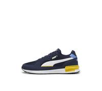 PUMA Baskets Graviton Unisexes, Club Bleu Marine Blanc Jaune Sizzle Blue, 40.5 EU