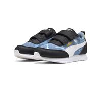 PUMA Baskets Hot Wheels R78 Lightwind pour enfant, Bleu froid, blanc, jaune soleil, 31 EU