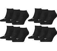 PUMA Baskets Invisible 12er LOT, Noir, 12 Paar 39/42
