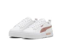 PUMA Baskets Mayze Glitter pour fille, Blanc rose doré métallisé, 31 EU