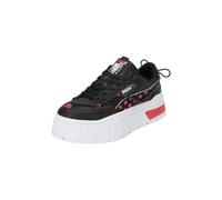 Puma Baskets Mayze Stack Miraculous Jr pour fille, Noir-Rouge, 37 EU