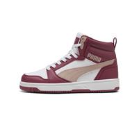 PUMA Rebound V6 Mid JR Basket, Port-Rose Quartz White, 37.5 EU