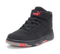 PUMA Baskets montantes unisexes pour enfant, Noir-pour tous les temps rouge-gris foncé cool Ss25, 13 Little Kid