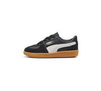 Chaussures Puma Palermo Leather noir pur blanc enfant - 33