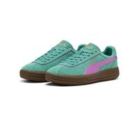 Puma Baskets Puma Club Klassika pour Femme, Vert Vif Mauve Pop, 41 EU