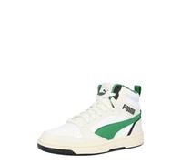 PUMA Baskets 'Rebound V6' gris clair / vert / noir / blanc, Taille 38,5