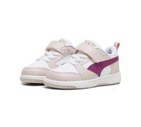 PUMA Baskets Rebound V6 Lo Bébé 26 Mauve Mist Magenta Gleam White Pink ┃Baskets à Coupe régulière pour bébés et Tout-Petits