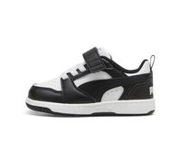 Puma Baskets Rebound V6 Lo Bébé Blanc/Noir Taille 27