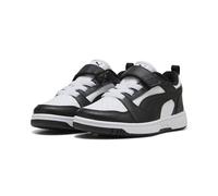 PUMA Baskets Rebound V6 Lo Enfant 27.5, White Black
