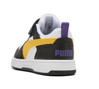 PUMA Garçon Unisex Kinder Rebound V6 LO AC+ PS Basket, Black-Yellow Sizzle White, 28 EU