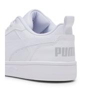 Puma Baskets Rebound V6 Lo Enfant Et Adolescent, Chaussures, Blanc/Cool Light Gris, 37 White,Cool Light Gray