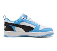 Puma Baskets Rebound V6 Lo JrSneaker Unisexes pour Enfants, Team Light Blue Puma Black Puma White, 38.5 EU
