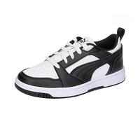 PUMA Baskets Rebound V6 LO PS unisexes, blanches et noires, 35 EU