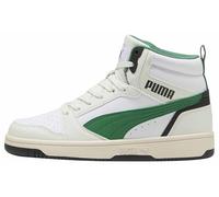 Puma Baskets Rebound V6 Mid JrSneaker Unisexes pour Enfants, Vapor Grey Archive Green Puma White, 36 EU