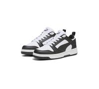 Puma Baskets Rebound V6 Lo Jr - Mixte enfant, Puma White/Puma Black, Taille 39 EU