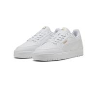 PUMA Baskets Shuffle Downtown Unisexes, Puma White PUMA White PUMA Gold, 45 EU