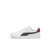 Puma Baskets Shuffle Unisexes, Puma Blanc Ombre Gris Intense Rouge, 40.5 EU
