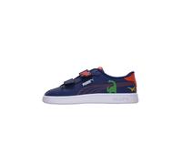PUMA Baskets 'Smash 3.0 Dino V' bleu foncé / vert / homard / blanc, Taille 20