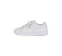 Puma Baskets Smash 3.0 L V PS Cuir à fermeture facile Enfant 31 Blanc