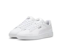 PUMA Baskets Smash 3.0 Holo 2.0 Enfant et Adolescent 38 White Mauve Mist Silver Pink Metallic