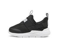 PUMA Baskets Soft Wired 2 SLIPTECH pour filles, Puma noir Puma blanc., 8 UK Child