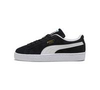 PUMA Baskets Suede Classic Enfant et Adolescent, Chaussures, Noir/Blanc, 38.5 38.5