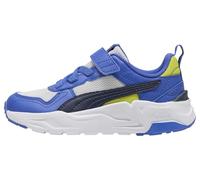 PUMA Baskets Trinity 2 LT AC+ PS, Gris Plume, Bleu Marine/Saphir Royal, Pointure 2 pour Enfant, Plume Gris PUMA Navy Royal Sapphire, 34.5 EU