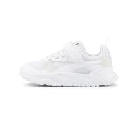 PUMA Baskets Trinity Enfant et Adolescent, Chaussures, Blanc/Silver, 31 31